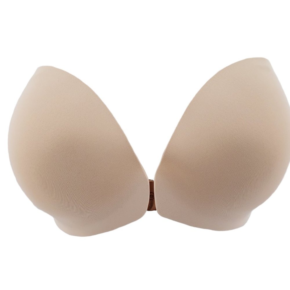 Evelyn & Bobbie NWT True Complexion Bustier Seamless Multi Way Bra Nude